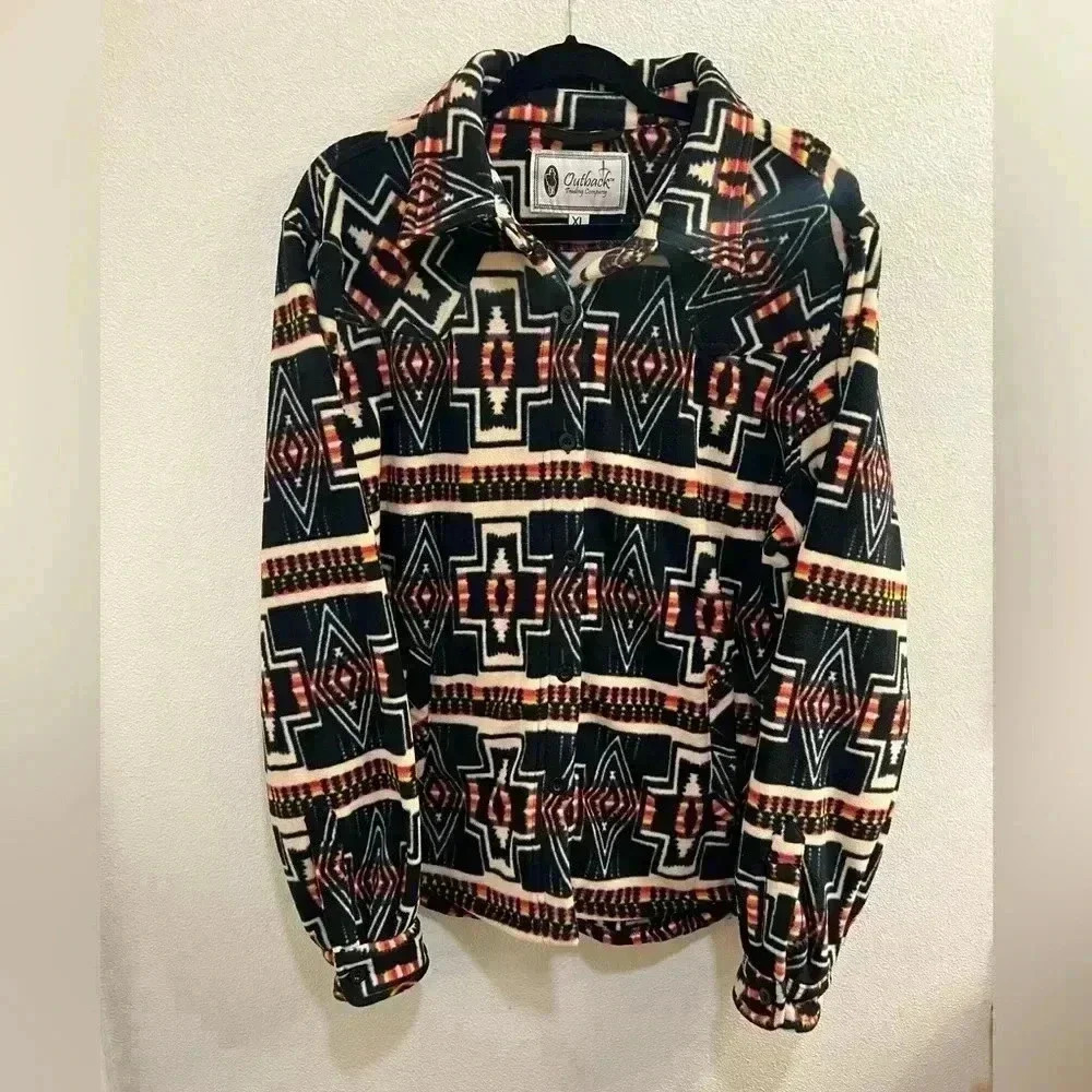 NEW Outback Trading 1X,  Avery Black Big Shirt